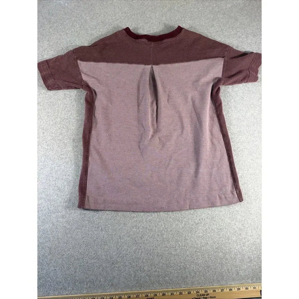 Nike Large Woven Shirt, Burgundy, Short Sleeve, Golf Shirt